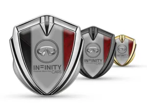 Infiniti 3D Emblem Abzeichen Renn Design Glänzend 3D